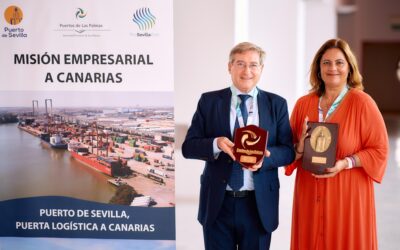 El Puerto de Sevilla y una treintena de empresarios fortalecen sus relaciones comerciales con el hub de Las Palmas