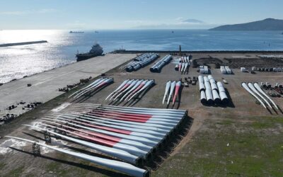 El Puerto de Algeciras afronta su mayor operación logística para energía eólica
