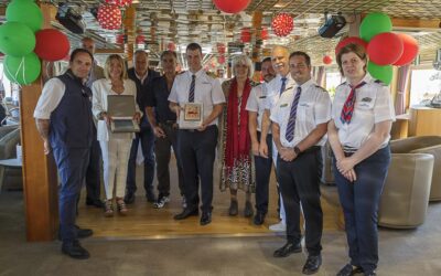 La Belle de Cadix celebra el 20 aniversario de su primera escala en el Puerto de Cádiz