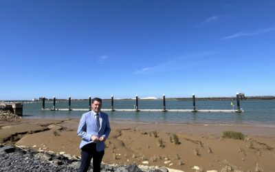 La Lonja pesquera del Puerto de Huelva amplía su línea de atraque con un pantalán, cuyas obras están a punto de finalizar