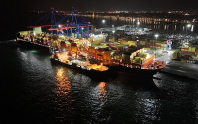 El Puerto de Málaga realiza el primer suministro de BIO-GNL al buque MSC Gabon