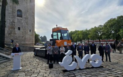 El Puerto de Sevilla participa en la presentación del vehículo de hidrógeno H2Tractor