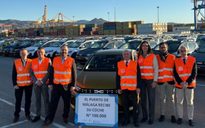 El Puerto de Málaga alcanza los 100.000 vehículos movidos en 2025 y consolida un año récord para el tráfico de automóviles