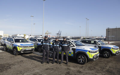La Autoridad Portuaria de la Bahía de Cádiz renueva su flota con 10 nuevos vehículos híbridos y eléctricos