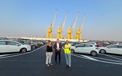 El Puerto de Huelva pone a punto las 310 plazas de aparcamientos situadas junto al Muelle de la Compañía Rio Tinto