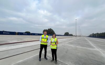 El Puerto de Huelva culmina las obras de ampliación de la terminal ferroviaria del Muelle Sur