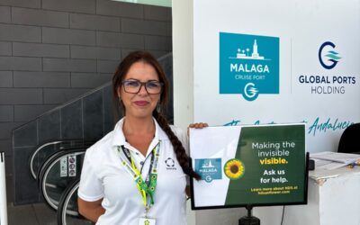 LAS TERMINALES DE CRUCEROS DEL PUERTO DE MÁLAGA INCORPORAN EL PROGRAMA HIDDEN DISABILITIES SUNFLOWER PARA MEJORAR LA ATENCIÓN A PASAJEROS CON DISCAPACIDADES NO VISIBLES